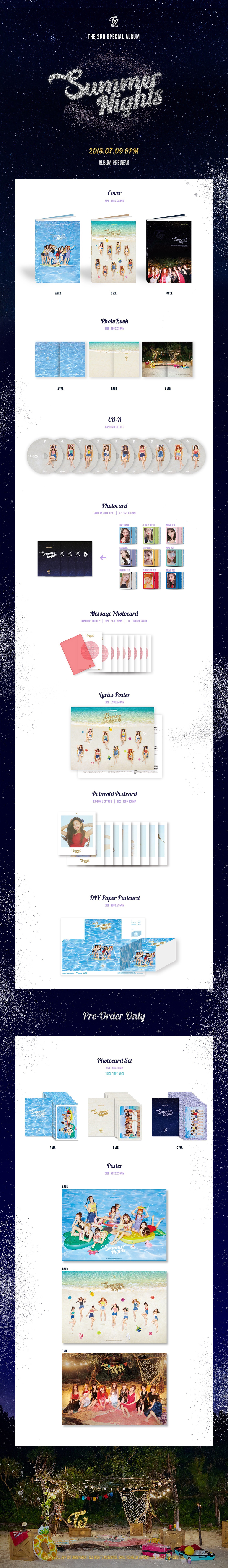 TWICE - Summer Nights – Diamond K-Shop